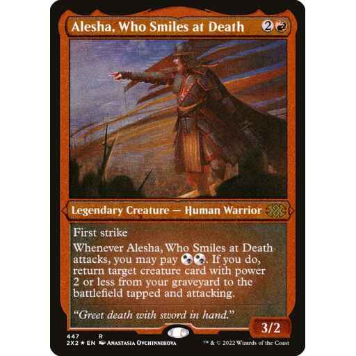 Double Masters 2022 - 447 - Alesha, Who Smiles at Death - Rare - R - Non-foil