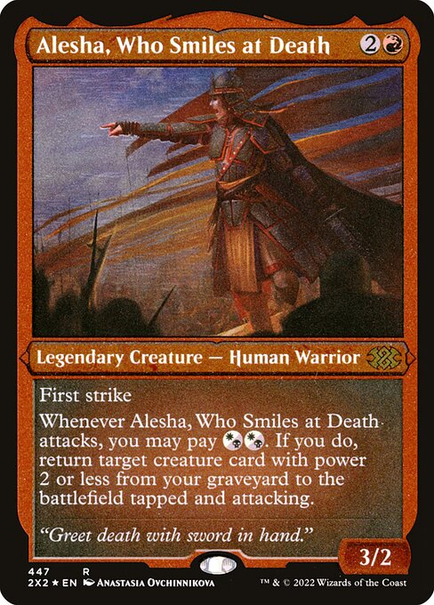 Double Masters 2022 - 447 - Alesha, Who Smiles at Death - Rare - R - Non-foil