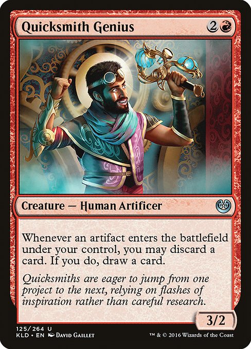 Kaladesh - 125 - Quicksmith Genius - Uncommon - R - Non-foil (Front)
