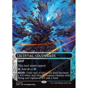 Edge of Eternities: Stellar Sights - 7 - Celestial Colonnade - Rare - C - Foil