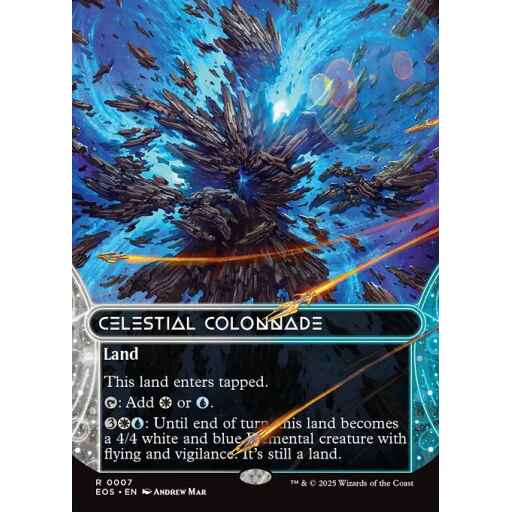 Edge of Eternities: Stellar Sights - 7 - Celestial Colonnade - Rare - C - Foil