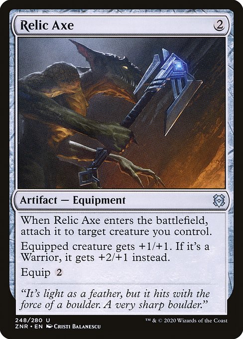 Zendikar Rising - 248 - Relic Axe - Uncommon - C - Non-foil