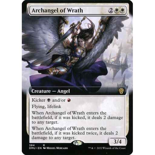 Dominaria United - 384 - Archangel of Wrath - Rare - W - Foil