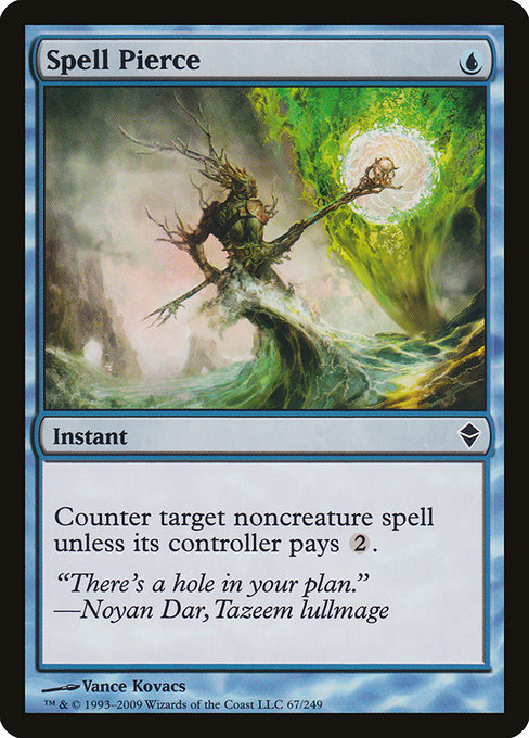 Zendikar - 67 - Spell Pierce - Common - U - Non-foil