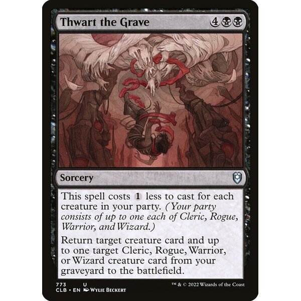 Commander Legends: Battle for Baldur's Gate - 773 - Thwart the Grave - Uncommon - B - Non-foil