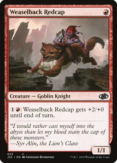 Jumpstart 2022 - 622 - Weaselback Redcap - Common - R - Non-foil