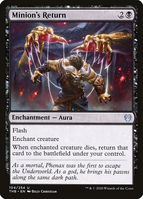 Theros Beyond Death - 104 - Minion's Return - Uncommon - B - Non-foil
