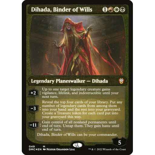 Dominaria United Commander - 49 - Dihada, Binder of Wills - Mythic - Multi - Non-foil