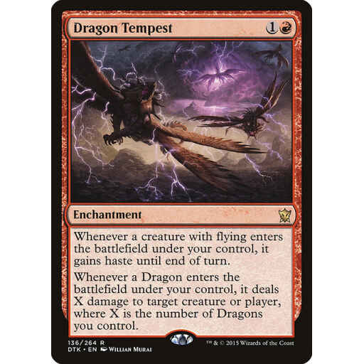 Dragons of Tarkir - 136 - Dragon Tempest - Rare - R - Foil