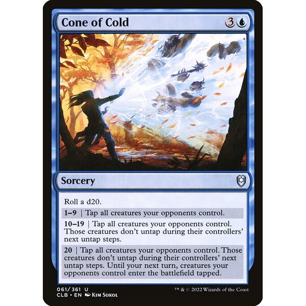 Commander Legends: Battle for Baldur's Gate - 61 - Cone of Cold - Uncommon - U - Foil