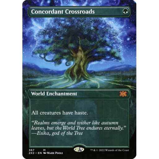Double Masters 2022 - 367 - Concordant Crossroads - Mythic - G - Foil