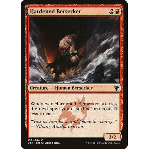 Dragons of Tarkir - 139 - Hardened Berserker - Common - R - Non-foil