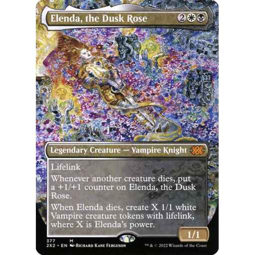 Double Masters 2022 - 377 - Elenda, the Dusk Rose - Mythic - WB - Non-foil