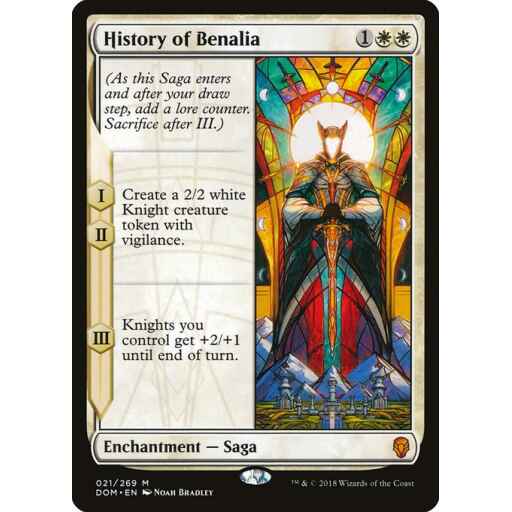 Dominaria - 21 - History of Benalia - Mythic - W - Non-foil