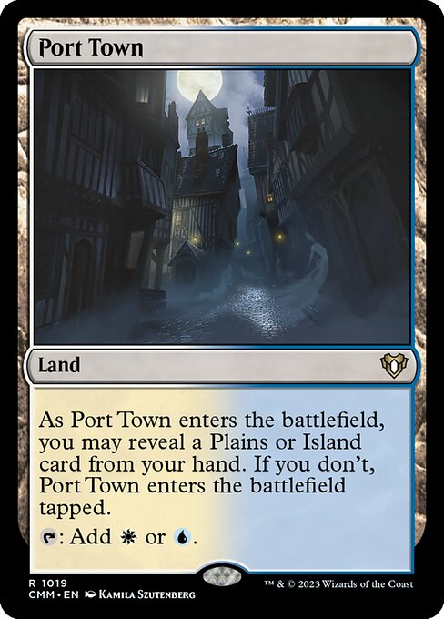 Commander Masters - 1019 - Port Town - Rare - C - Non-foil