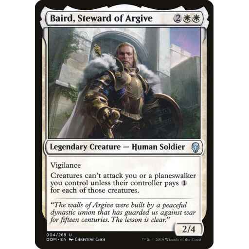 Dominaria - 4 - Baird, Steward of Argive - Uncommon - W - Foil