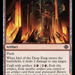 The Lost Caverns of Ixalan - 155 - Idol of the Deep King // Sovereign's Macuahuitl - Common - C - Foil (Front)