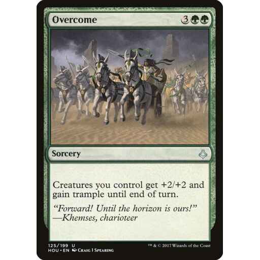 Hour of Devastation - 125 - Overcome - Uncommon - G - Foil