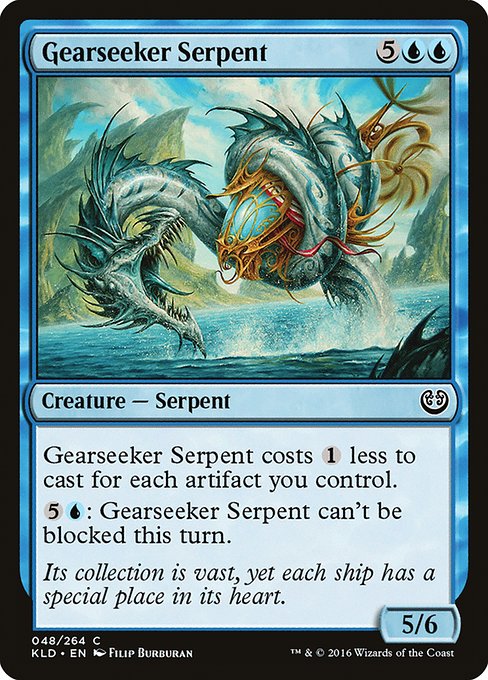 Kaladesh - 48 - Gearseeker Serpent - Common - U - Non-foil (Front)
