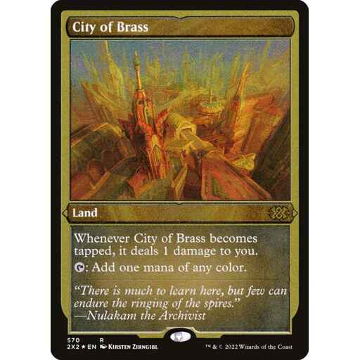 Double Masters 2022 - 570 - City of Brass - Rare - C - Non-foil