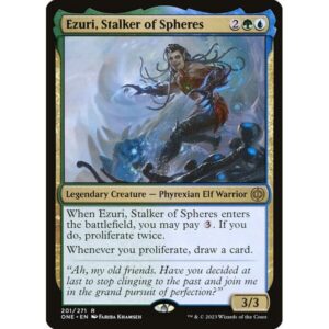Phyrexia: All Will Be One - 201 - Ezuri, Stalker of Spheres - Rare - UG - Foil