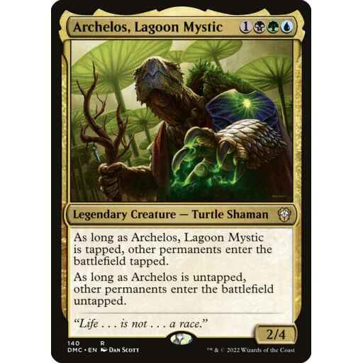 Dominaria United Commander - 140 - Archelos, Lagoon Mystic - Rare - Multi - Non-foil