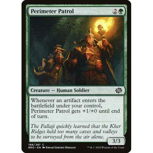 The Brothers' War - 188 - Perimeter Patrol - Common - G - Non-foil