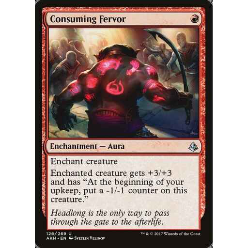 Amonkhet - 126 - Consuming Fervor - Uncommon - R - Foil