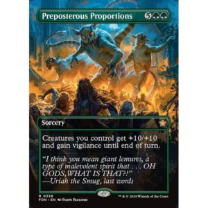 Foundations - 338 - Preposterous Proportions - Rare - G - Non-foil