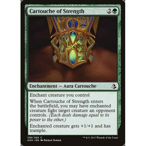 Amonkhet - 158 - Cartouche of Strength - Common - G - Non-foil