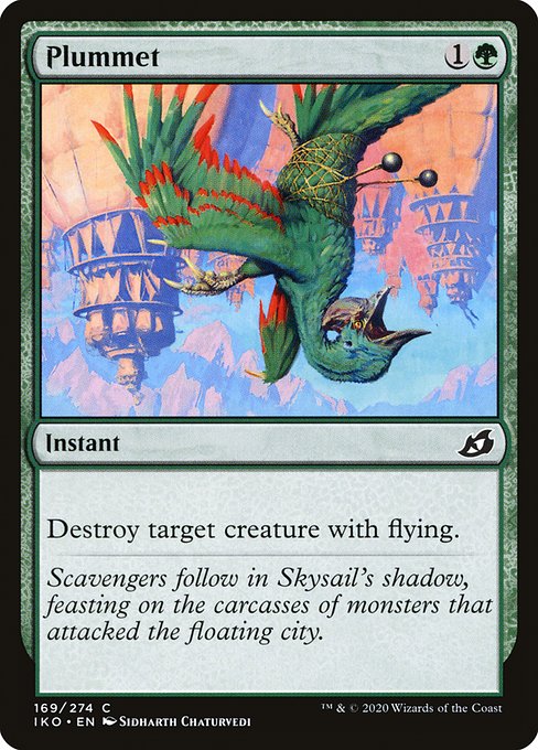 Ikoria: Lair of Behemoths - 169 - Plummet - Common - G - Non-foil (Front)