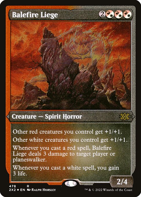 Double Masters 2022 - 478 - Balefire Liege - Rare - WR - Non-foil