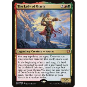 Dominaria United Commander - 35 - The Lady of Otaria - Mythic - RG - Non-foil