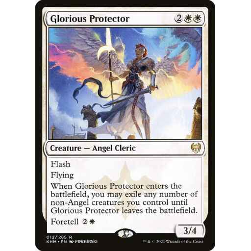 Kaldheim - 12 - Glorious Protector - Rare - W - Foil