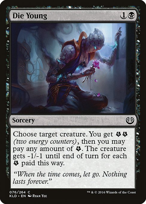 Kaladesh - 76 - Die Young - Common - B - Non-foil (Front)