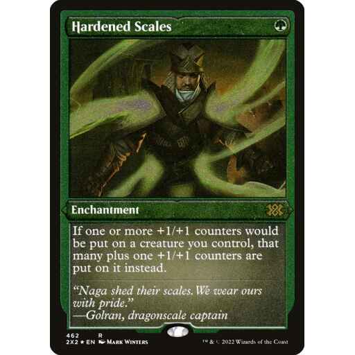 Double Masters 2022 - 462 - Hardened Scales - Rare - G - Non-foil