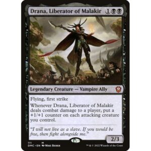 Dominaria United Commander - 111 - Drana, Liberator of Malakir - Mythic - B - Non-foil
