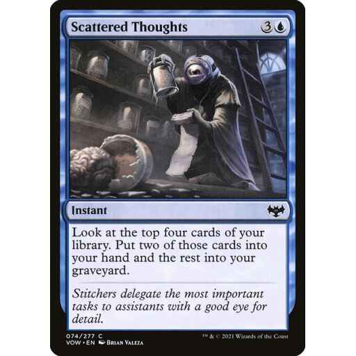 Innistrad: Crimson Vow - 74 - Scattered Thoughts - Common - U - Foil