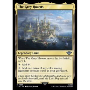 The Lord of the Rings: Tales of Middle-earth - 255 - The Grey Havens - Uncommon - C - Foil