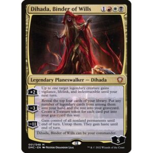 Dominaria United Commander - 1 - Dihada, Binder of Wills - Mythic - Multi - Non-foil