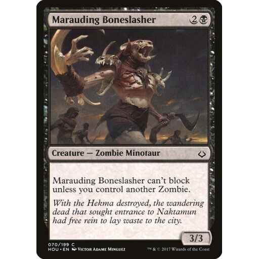 Hour of Devastation - 70 - Marauding Boneslasher - Common - B - Foil