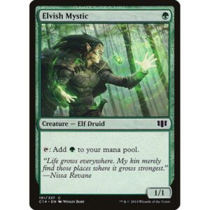 Commander 2014 - 191 - Elvish Mystic - Common - G - Non-foil (Front)