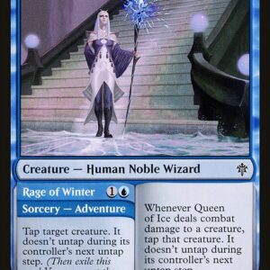 Throne of Eldraine - 61 - Queen of Ice // Rage of Winter - Common - U - Non-foil
