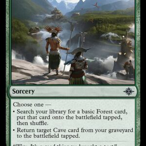 The Lost Caverns of Ixalan - 186 - Glimpse the Core - Uncommon - G - Non-foil (Front)