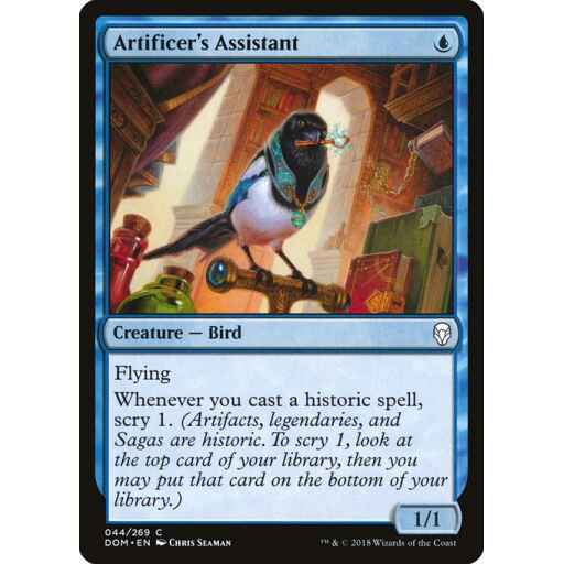Dominaria - 44 - Artificer's Assistant - Common - U - Non-foil