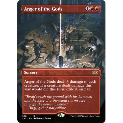 Double Masters 2022 - 358 - Anger of the Gods - Rare - R - Non-foil