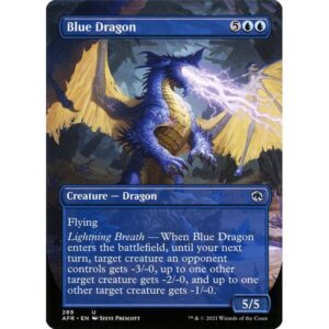 Adventures in the Forgotten Realms - 289 - Blue Dragon - Uncommon - U - Non-foil