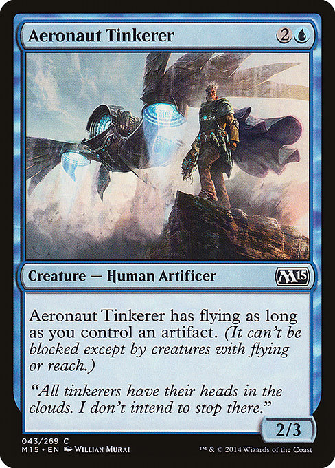 Magic 2015 - 43 - Aeronaut Tinkerer - Common - U - Foil