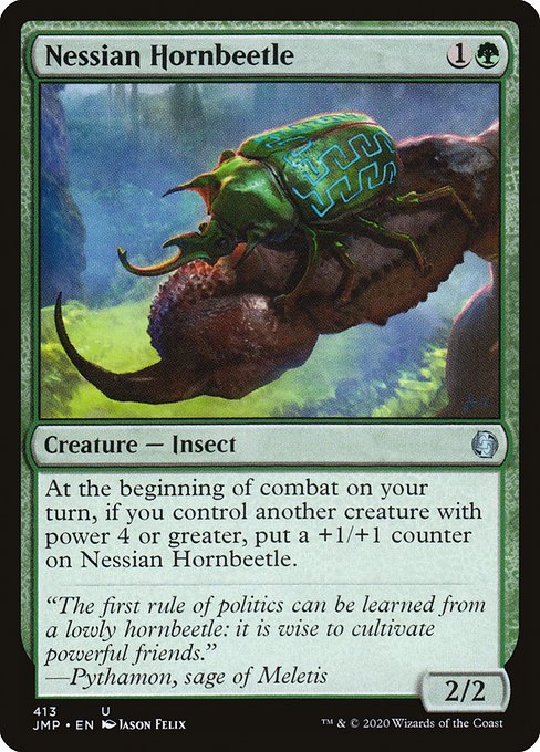 Jumpstart - 413 - Nessian Hornbeetle - Uncommon - G - Non-foil