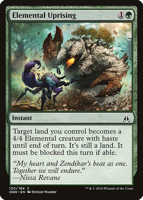Oath of the Gatewatch - 130 - Elemental Uprising - Common - G - Non-foil